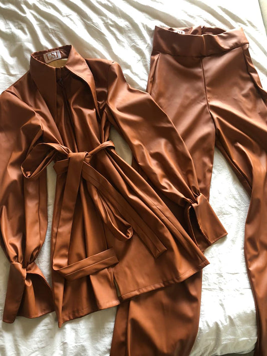 LSJ - Brown Two Piece