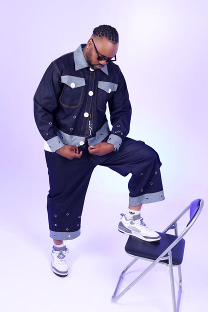 LSJ - Denim Two Piece Set