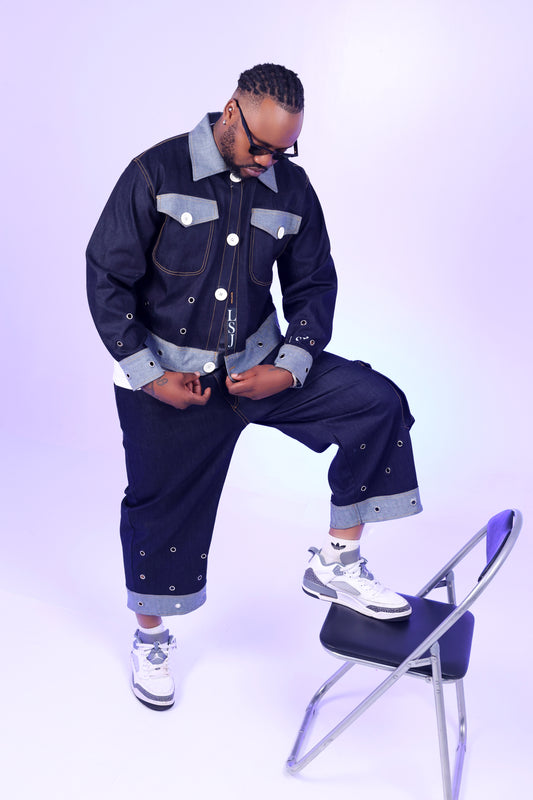 LSJ - Denim Two Piece Set